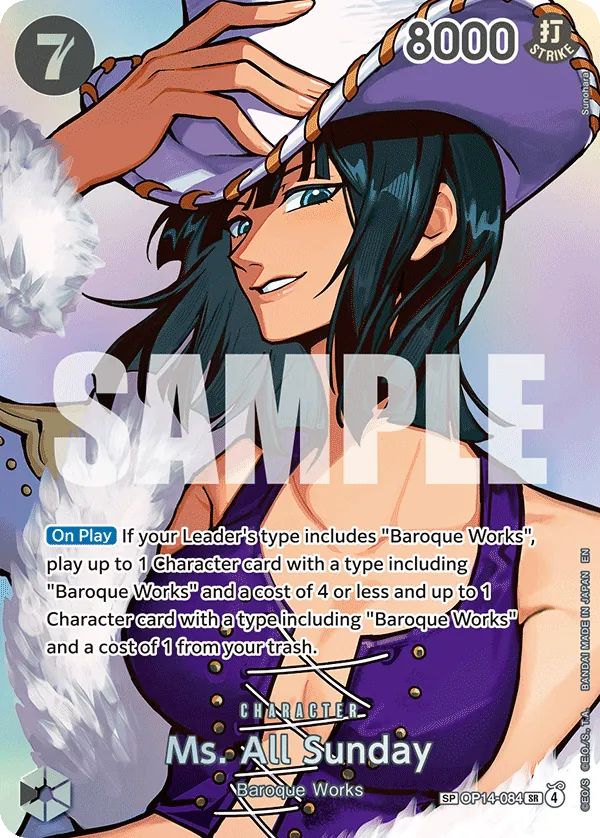 Ms. All Sunday OP14-084 Alternate Art