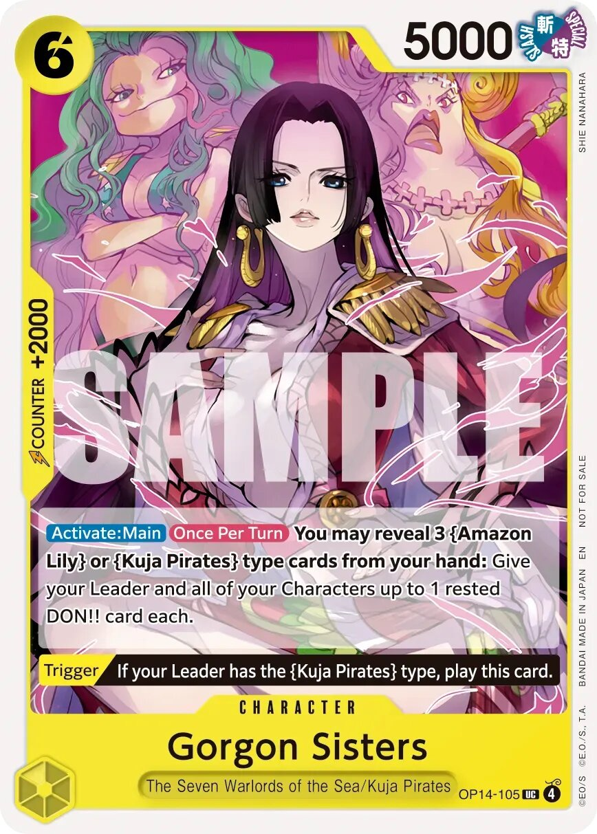 Gorgon Sisters OP14-105 Alternate Art
