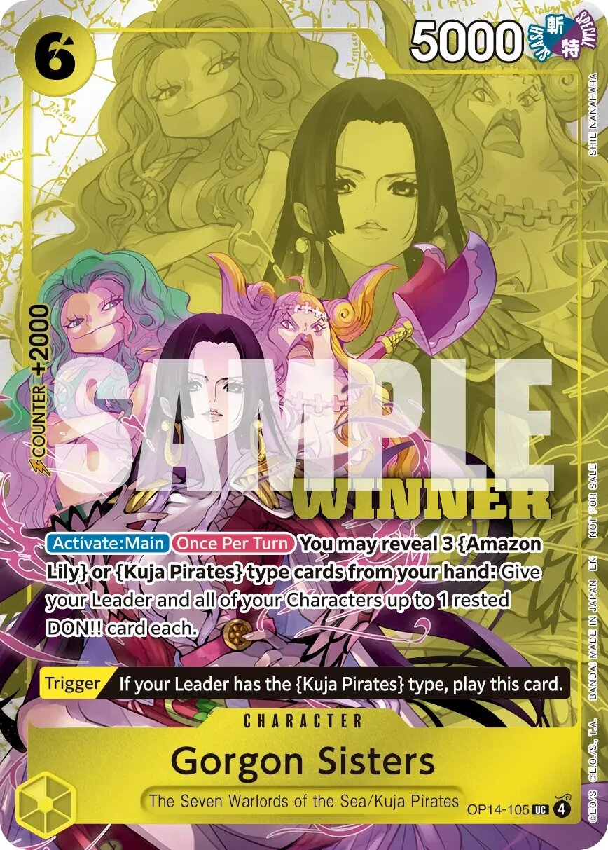 Gorgon Sisters OP14-105 Full Art