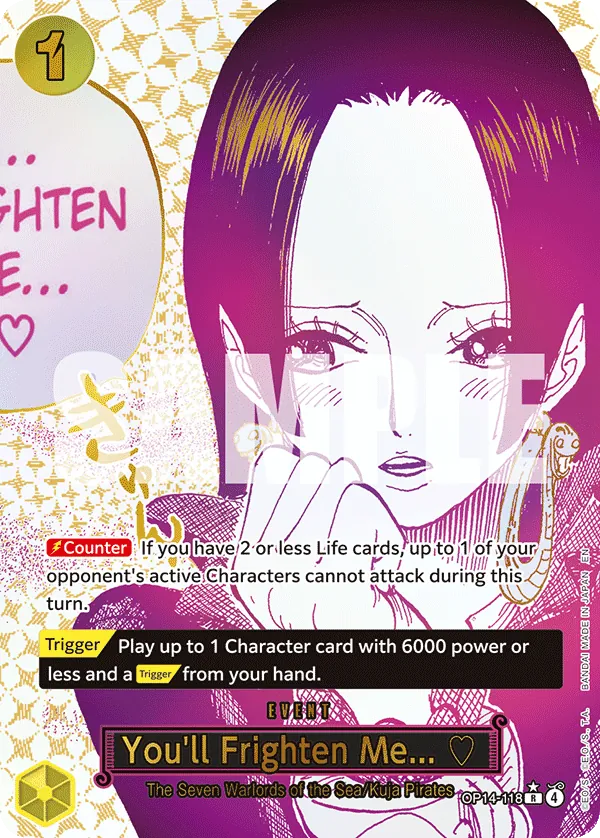 You'll Frighten Me... ♡ OP14-118 Parallel