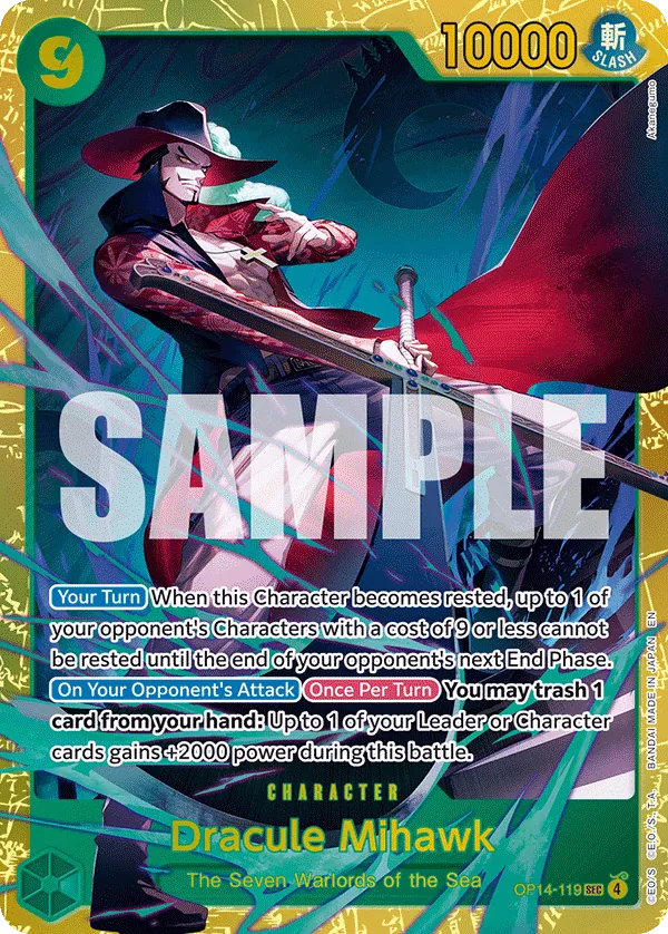 Dracule Mihawk OP14-119 Normal