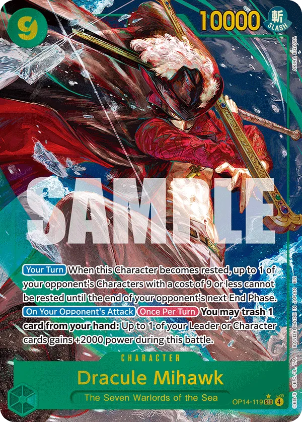 Dracule Mihawk OP14-119 Parallel