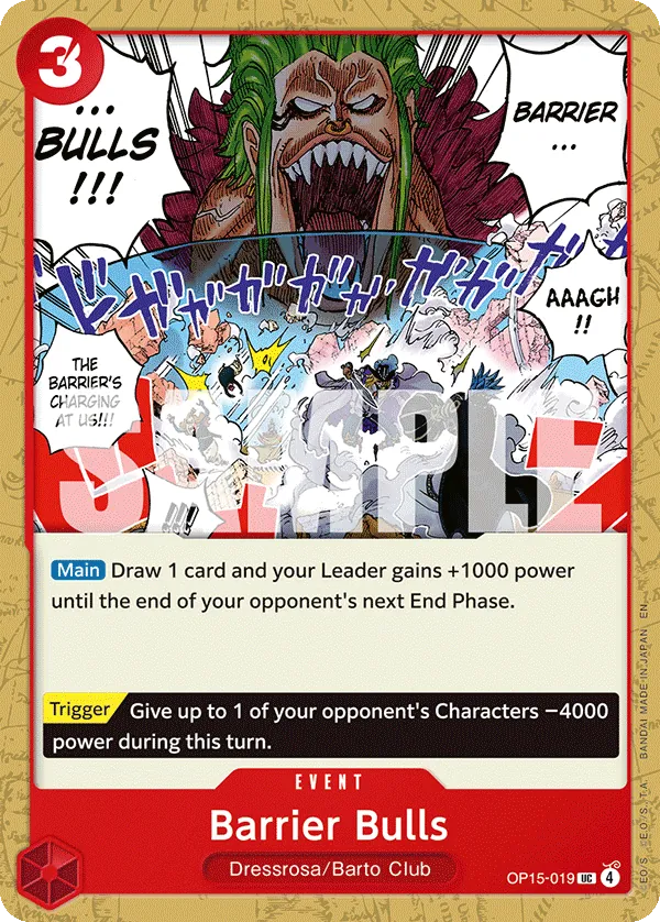 Barrier Bulls OP15-019 Normal