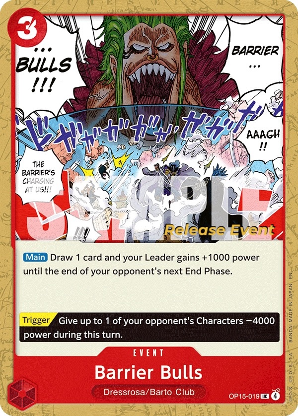 Barrier Bulls OP15-019 Normal