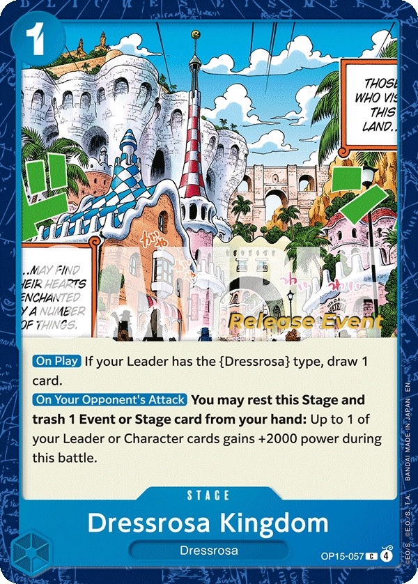 Dressrosa Kingdom OP15-057 Normal