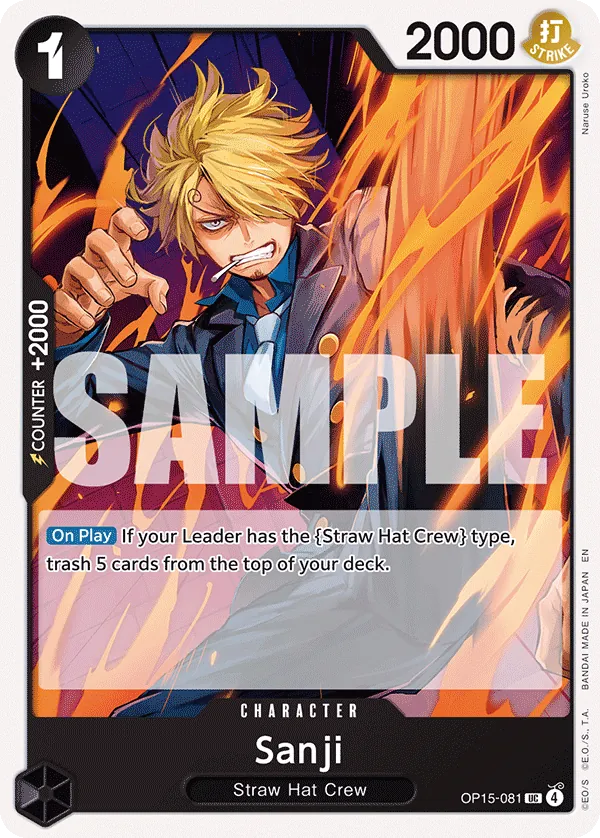 Sanji OP15-081 Normal