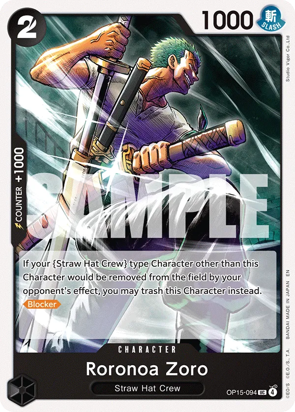 Roronoa Zoro OP15-094 Normal
