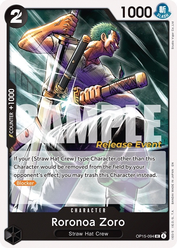 Roronoa Zoro OP15-094 Normal