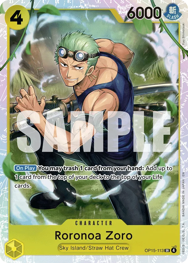 Roronoa Zoro OP15-113 Normal