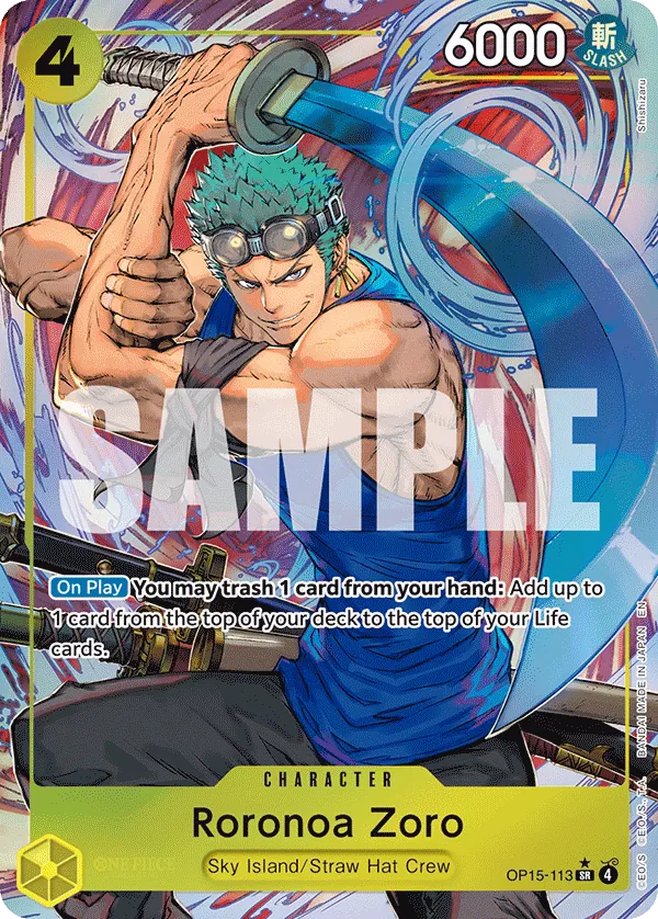 Roronoa Zoro OP15-113 Parallel