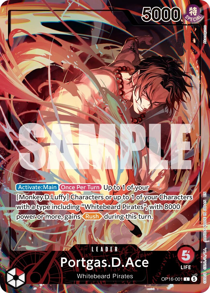 Portgas.D.Ace OP16-001 Normal