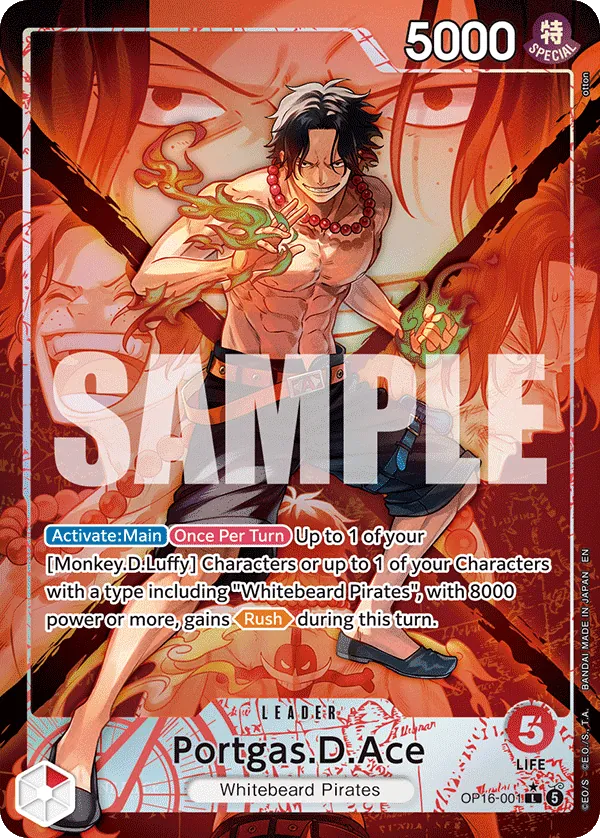 Portgas.D.Ace OP16-001 Parallel
