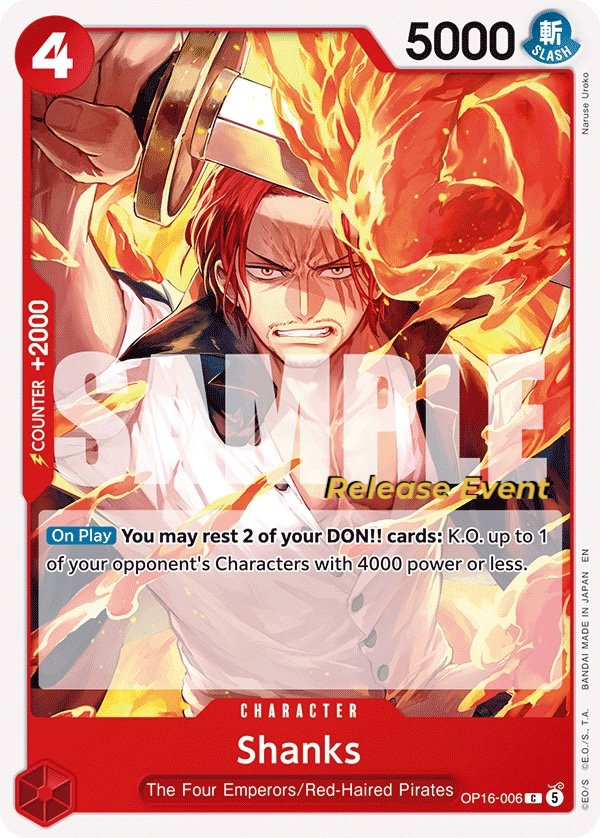 Shanks OP16-006 Normal