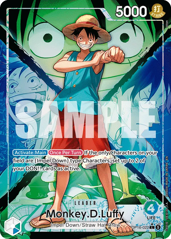 Monkey.D.Luffy OP16-022 Parallel