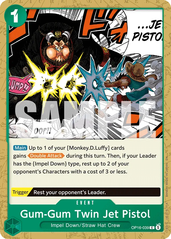 Gum-Gum Twin Jet Pistol OP16-039 Normal