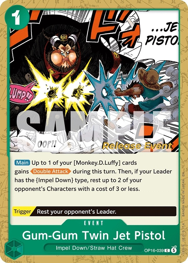 Gum-Gum Twin Jet Pistol OP16-039 Normal