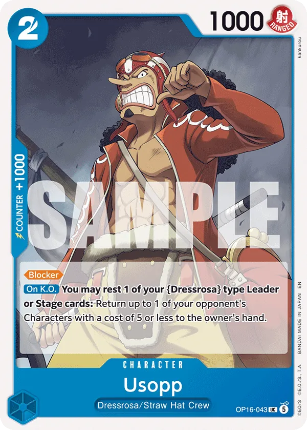 Usopp OP16-043 Normal