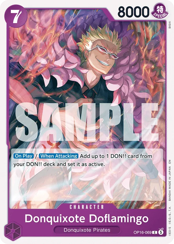 Donquixote Doflamingo OP16-069 Normal