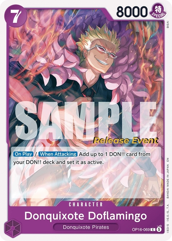 Donquixote Doflamingo OP16-069 Normal