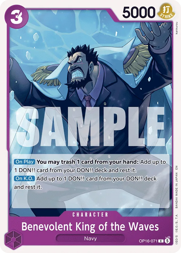 Benevolent King of the Waves OP16-071 Normal
