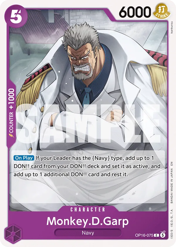 Monkey.D.Garp OP16-075 Normal