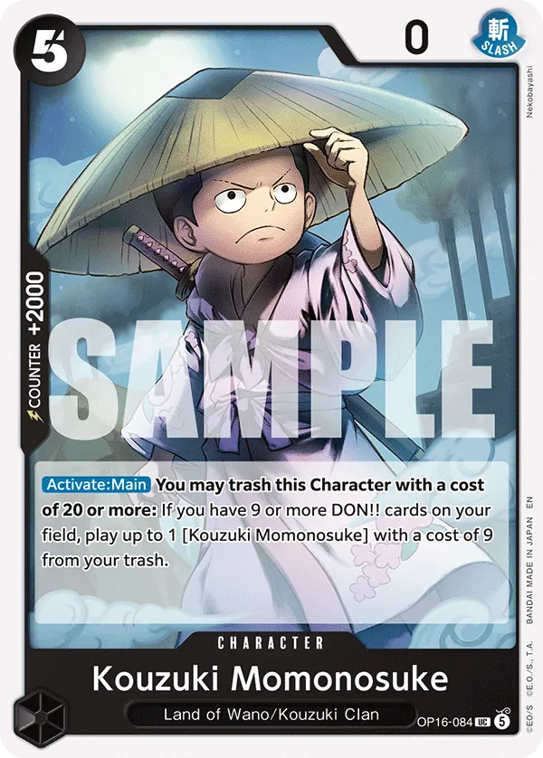 Kouzuki Momonosuke OP16-084 Normal