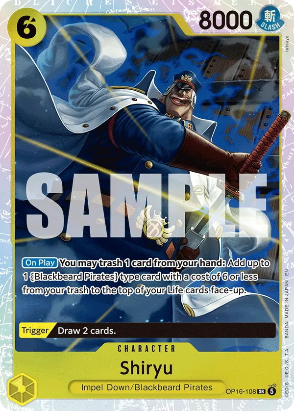 Shiryu OP16-108 Normal