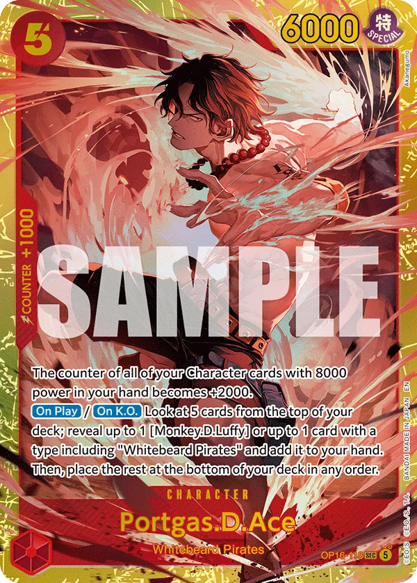 Portgas.D.Ace OP16-118 Normal