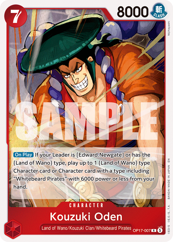 Kouzuki Oden OP17-007 Normal
