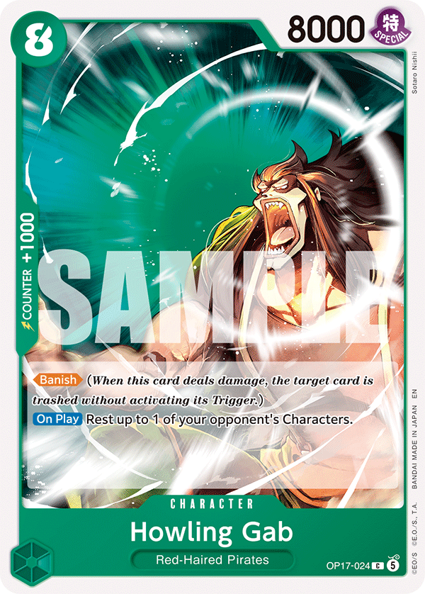 Howling Gab OP17-024 Normal