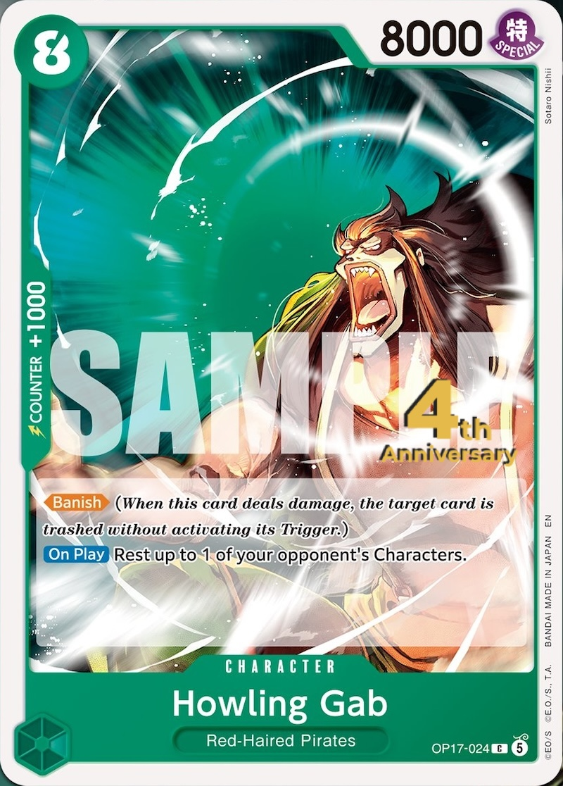 Howling Gab OP17-024 Normal