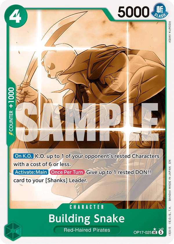 Building Snake OP17-025 Alternate Art