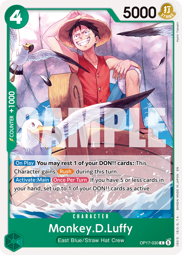 Monkey.D.Luffy OP17-030 Normal