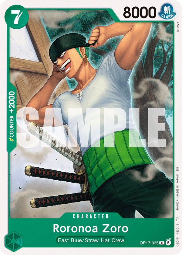 Roronoa Zoro OP17-035 Normal