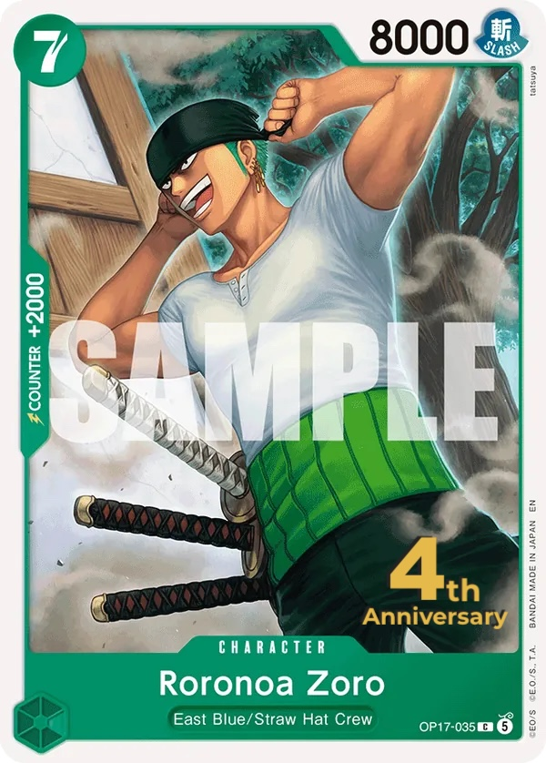 Roronoa Zoro OP17-035 Normal