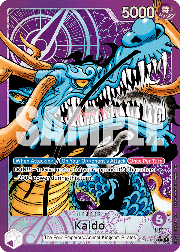 Kaido OP17-058 Alternate Art