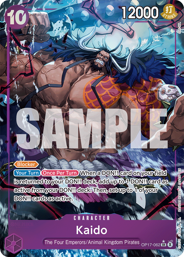 Kaido OP17-062 Alternate Art