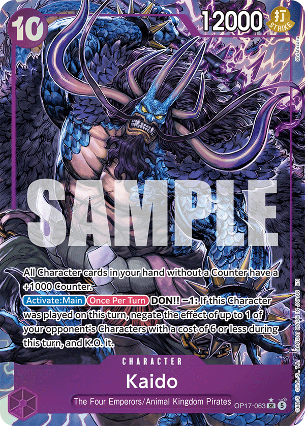 Kaido OP17-063 Alternate Art
