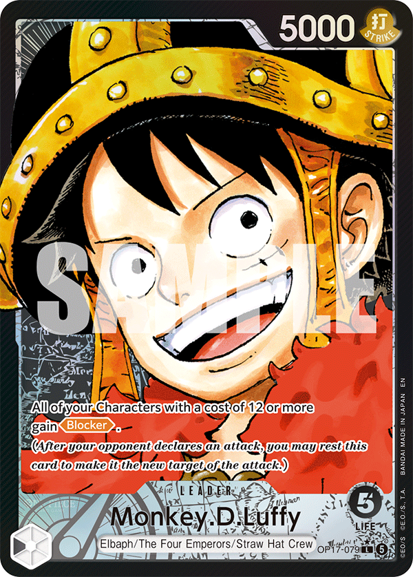 Monkey.D.Luffy OP17-079 Alternate Art