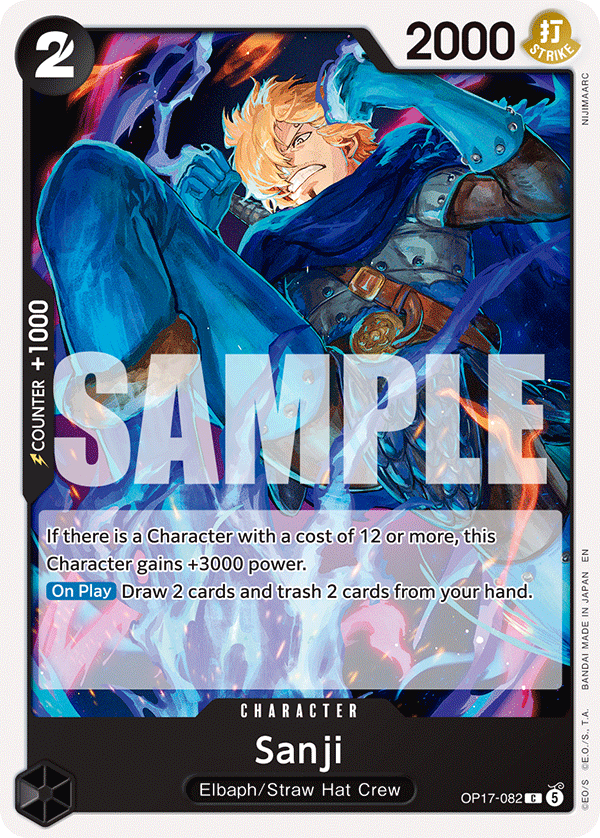 Sanji OP17-082 Normal