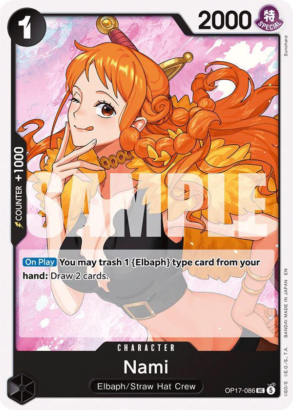 Nami OP17-086 Normal