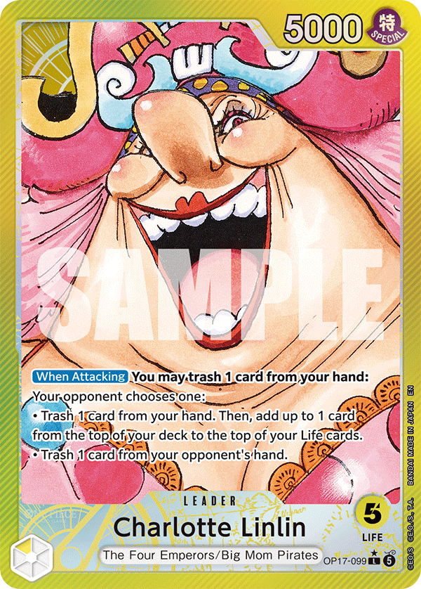 Charlotte Linlin OP17-099 Alternate Art