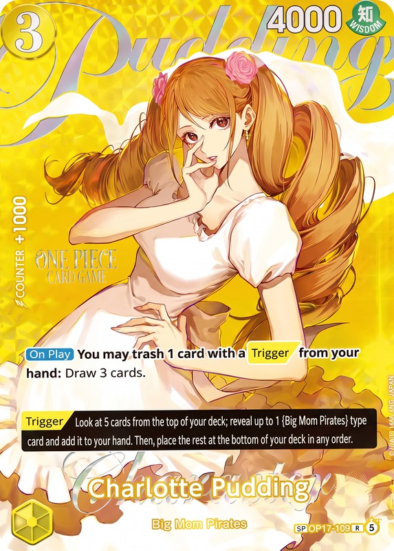 Charlotte Pudding OP17-109 Alternate Art