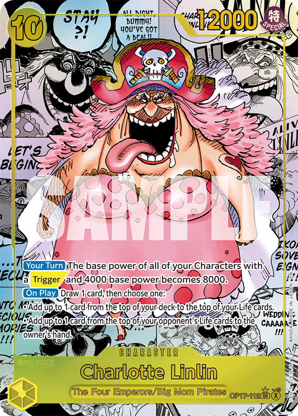 Charlotte Linlin OP17-112 Manga Rare