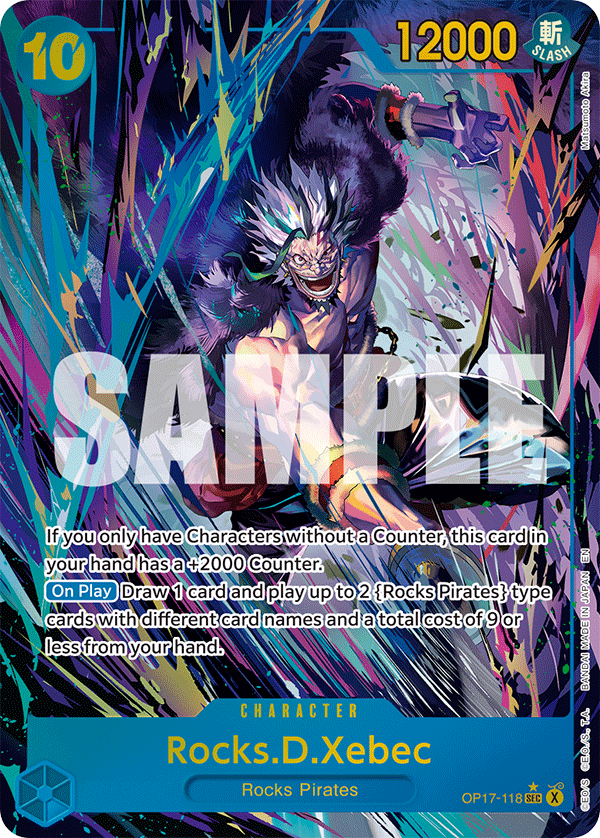 Rocks.D.Xebec OP17-118 Alternate Art