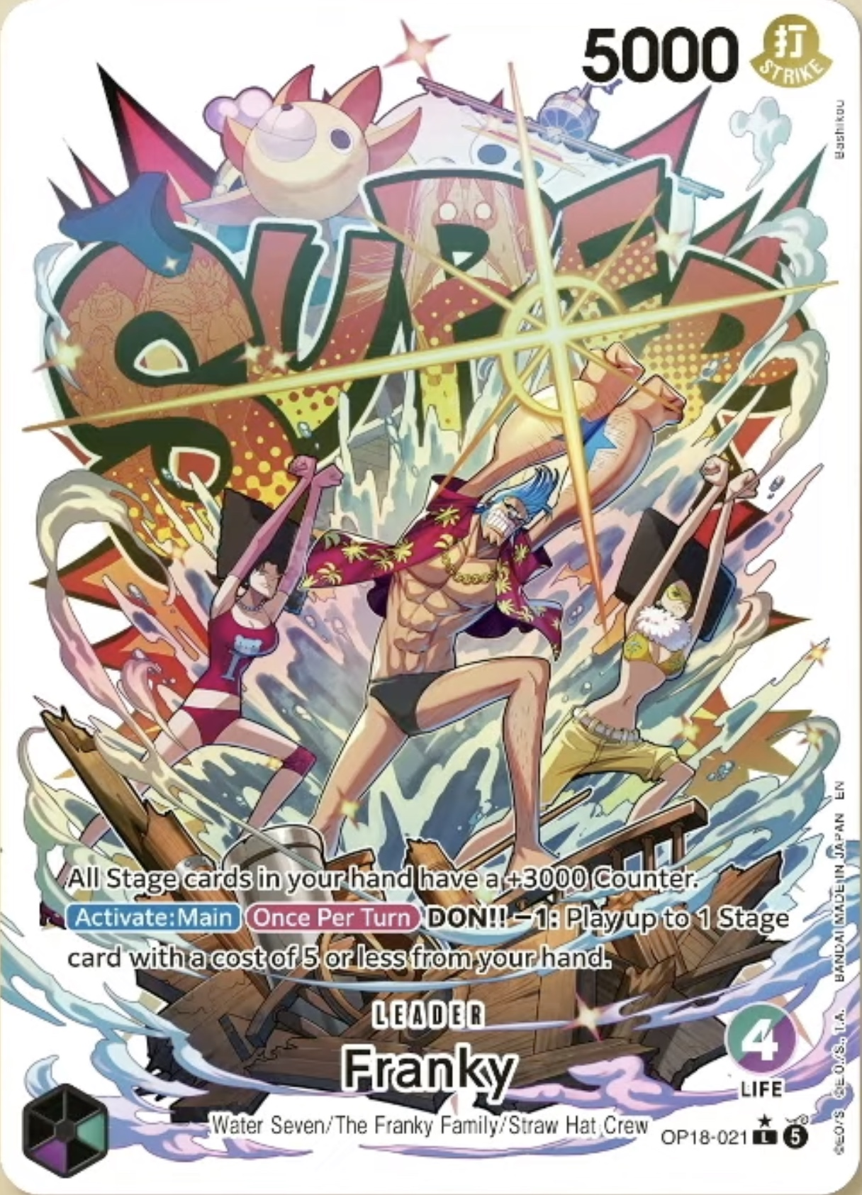 Franky OP18-021 Alternate Art