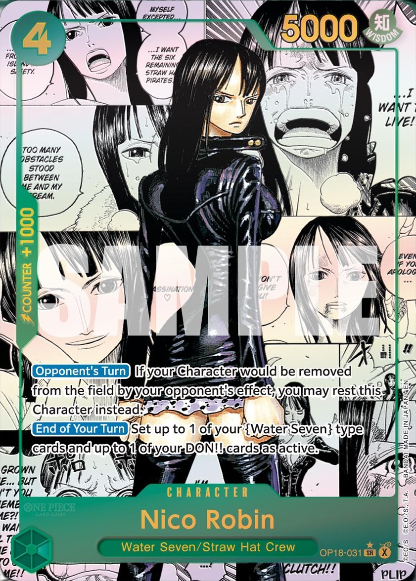 Nico Robin OP18-031 Manga Rare