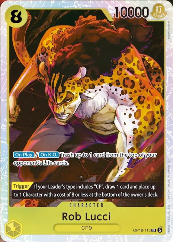 Rob Lucci OP18-113 Normal