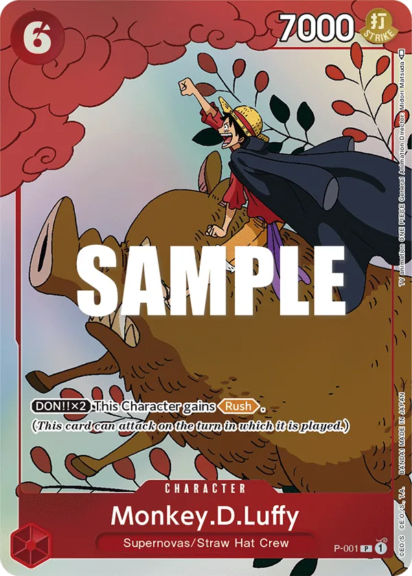 Monkey.D.Luffy P-001 Alternate Art
