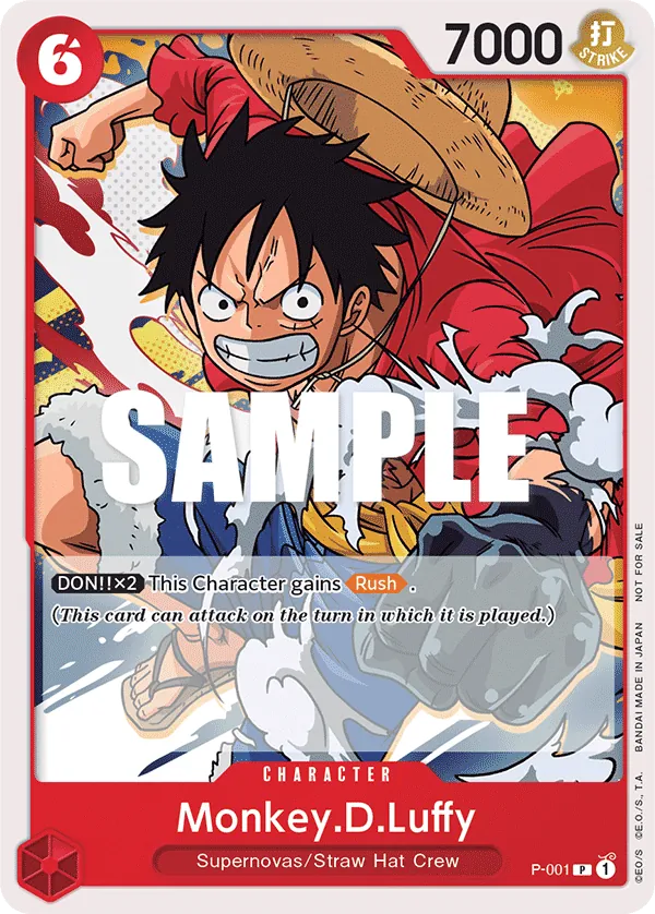 Monkey.D.Luffy P-001 Alternate Art